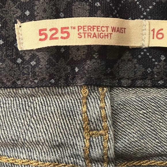 Levi's 525 Dark Blue Straight Leg Women's Jeans - Picture 5 of 5